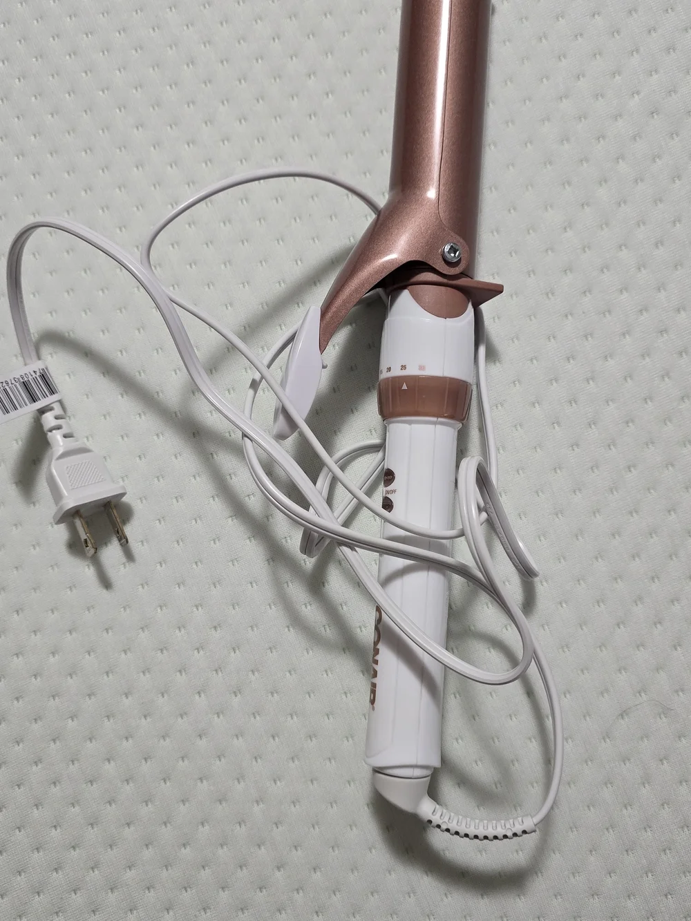 Conair Rose Gold Ceramic 1 1/4" Curling Iron - White/Rose Gold - Picture 5 of 5